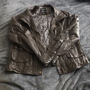 Leather jacket